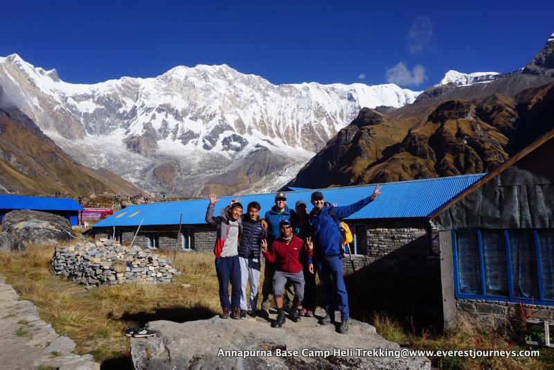 Camp height base annapurna Machapuchare Base