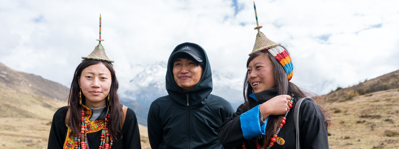 Bhutanese man and women