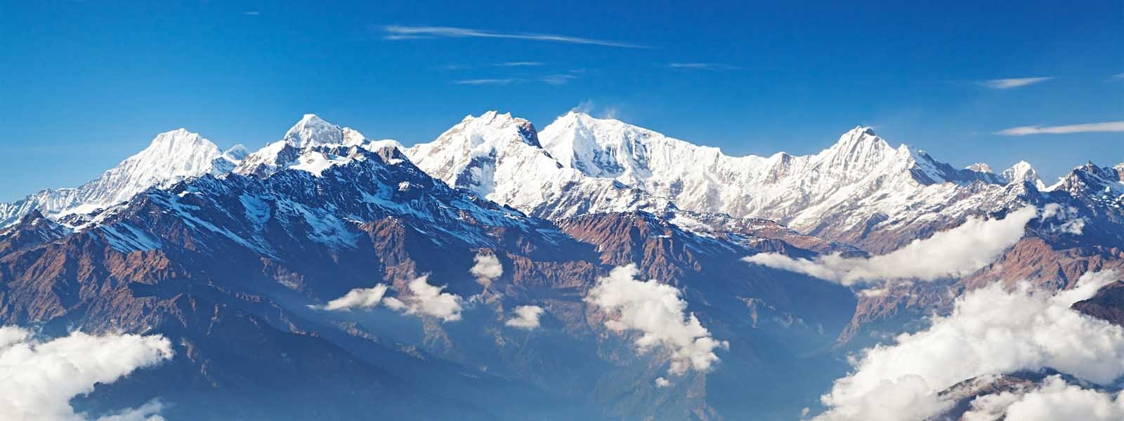Snowy Mountain Views from Kathmandu