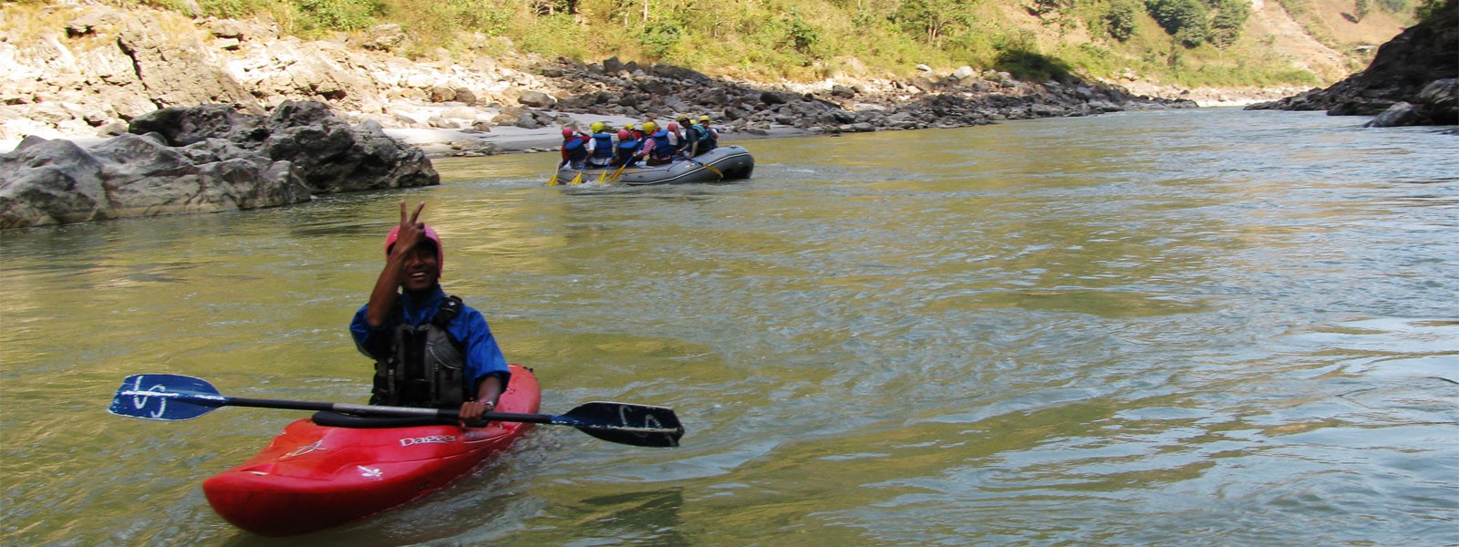 Kayaking in Nepal