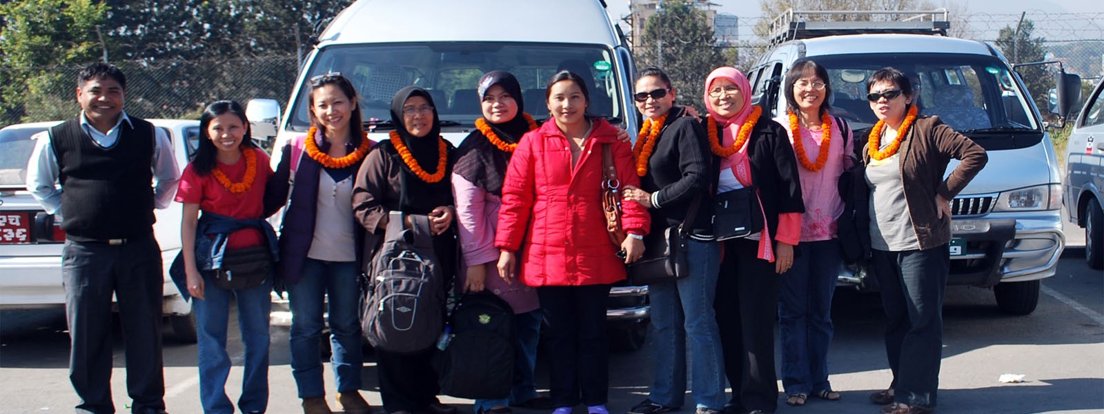 Kumar Karki and Malaysian tour group